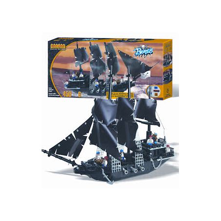 BEST-LOCK 6212 non  TÀU CƯỚP BIỂN bộ đồ chơi xếp lắp ráp ghép mô hình Pirates Of The Caribbean PIRATE SHIP Cướp Biển Vùng Caribe 450 khối