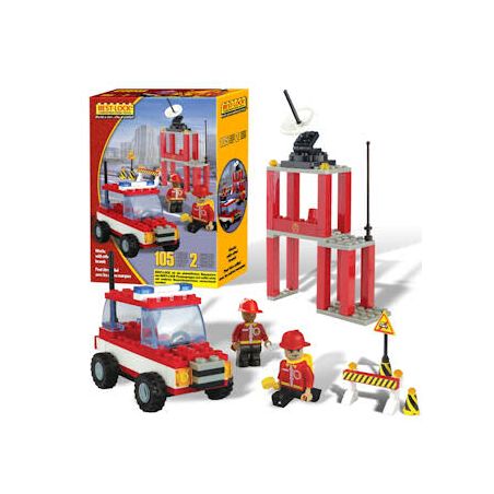 BEST-LOCK 12301 non  BỘ ĐỒ CỨU HỎA bộ đồ chơi xếp lắp ráp ghép mô hình City FIREFIGHTER PLAY SET Thành Phố 105 khối