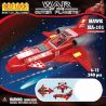 BEST-LOCK 24033 non  MÁY BAY CHIẾN ĐẤU HA-101 EAGLE bộ đồ chơi xếp lắp ráp ghép mô hình HAWK HA-101 240 khối