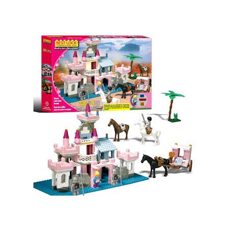 BEST-LOCK 33003 non  LÂU ĐÀI bộ đồ chơi xếp lắp ráp ghép mô hình  CASTLE Các Bạn Gái 330 khối