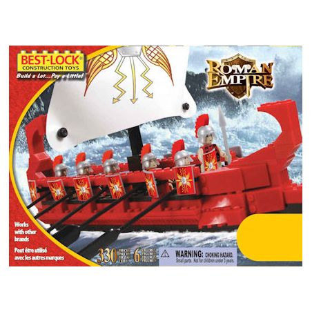 BEST-LOCK 33005 non  CHIẾC PHÀ bộ đồ chơi xếp lắp ráp ghép mô hình Medieval Castle BOAT Chiến Tranh Trung Cổ 330 khối