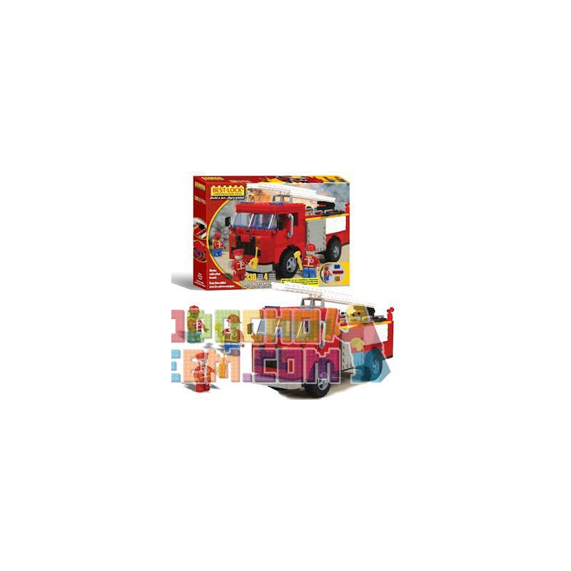 BEST-LOCK 33017 non Lego XE CỨU HỎA LỚN bộ đồ chơi xếp lắp ráp ghép mô hình City LARGE FIREENGINE Thành Phố 330 khối