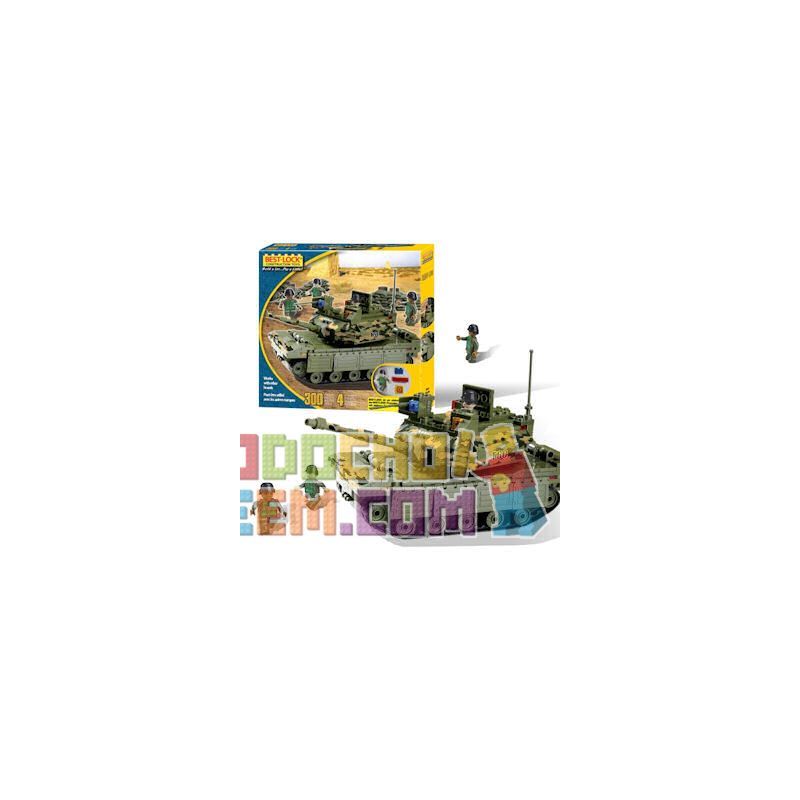 BEST-LOCK 34122 non Lego BỂ XANH bộ đồ chơi xếp lắp ráp ghép mô hình Military Army GREEN TANK Quân Sự Bộ Đội 300 khối