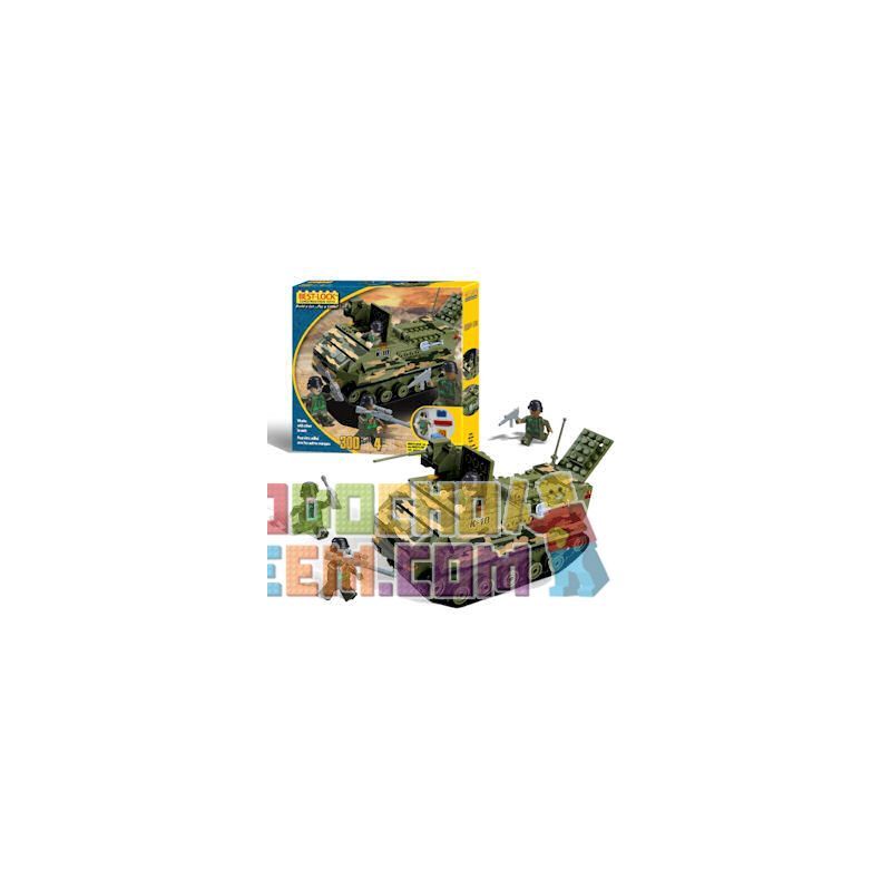 BEST-LOCK 34132 non Lego XE VẬN TẢI BỌC THÉP XANH bộ đồ chơi xếp lắp ráp ghép mô hình Military Army GREEN ARMORED TRANSPORT Quân Sự Bộ Đội 300 khối