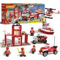 BEST-LOCK 45002 non Lego TUẦN TRA CẢNG CỨU HỎA bộ đồ chơi xếp lắp ráp ghép mô hình City FIREFIGHTER HARBOUR PATROL Thành Phố 450 khối