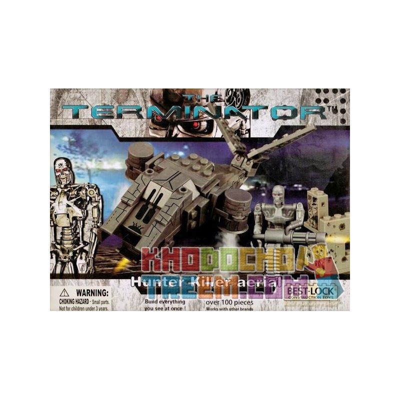 BEST-LOCK 01018T Xếp hình kiểu Lego Hunter Killer Aerial Terminator Hunting Killer Aircraft Săn Máy Bay Sát Thủ 100 khối BEST-LOCK 01018T Xếp hình kiểu Lego Hunter Killer Aerial Terminator Hunting Killer Aircraft Săn Máy Bay Sát Thủ 100 khối