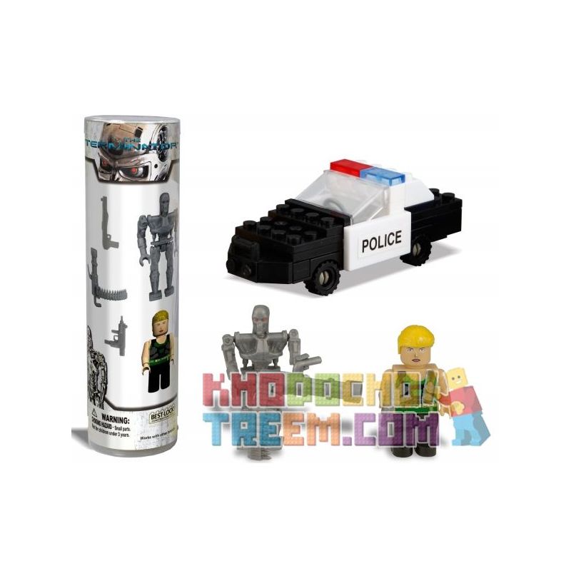 BEST-LOCK 01020T non Lego T-800 VÀ SARAH CONNOR bộ đồ chơi xếp lắp ráp ghép mô hình Terminator T-800 & SARAH CONNOR Kẻ Hủy Diệt