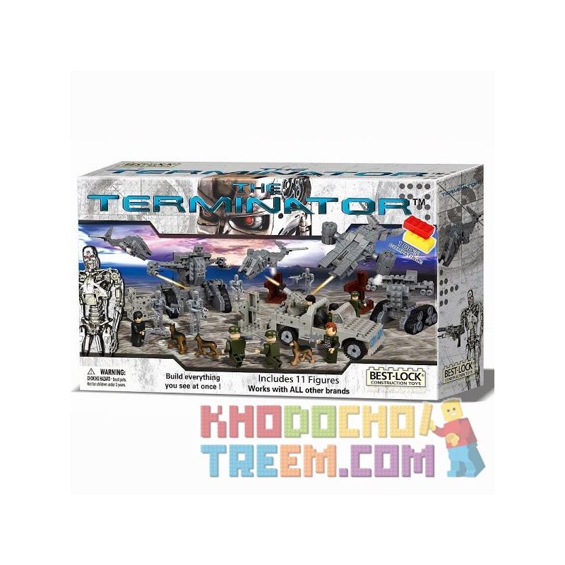 BEST-LOCK 01035T non Lego KẺ HỦY DIỆT CUỐI CÙNG bộ đồ chơi xếp lắp ráp ghép mô hình Terminator ULTIMATE TERMINATION 1000 khối