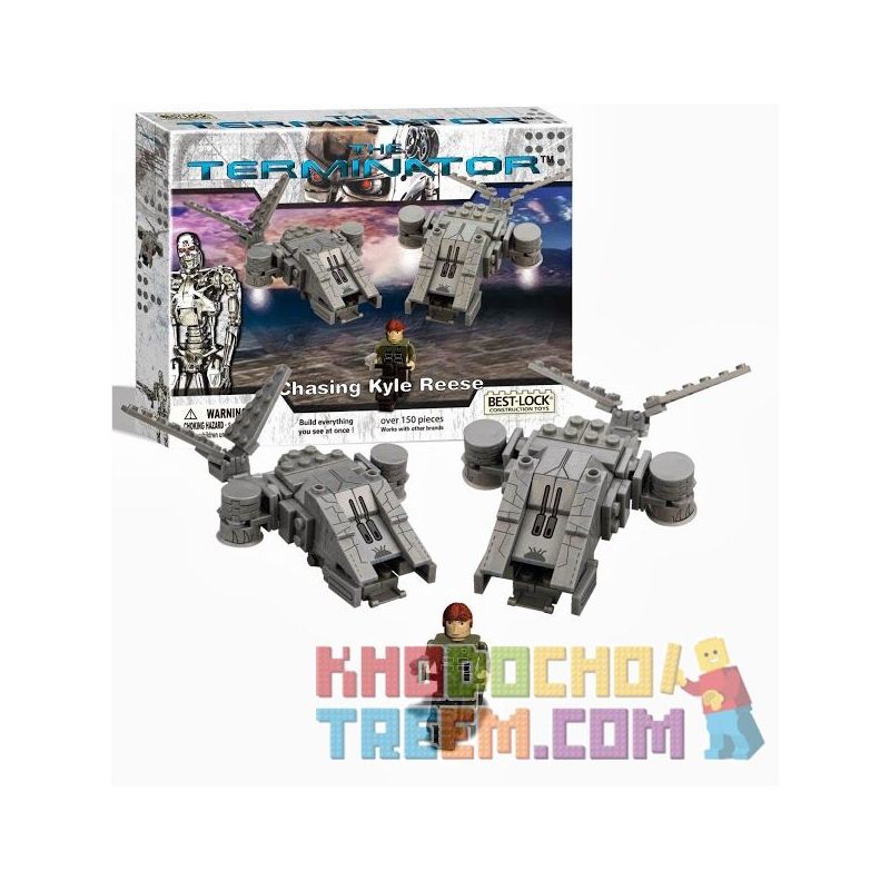 BEST-LOCK 01041T Xếp hình kiểu Lego Chasing Kyle Reese Terminator Chase Kyle Reese 150 khối BEST-LOCK 01041T Xếp hình kiểu Lego Chasing Kyle Reese Terminator Chase Kyle Reese 150 khối