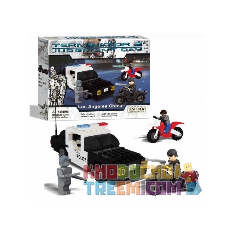 BEST-LOCK 01042T Xếp hình kiểu Lego Terminator Los Angeles Chase 150 khối BEST-LOCK 01042T Xếp hình kiểu Lego Terminator Los Angeles Chase 150 khối