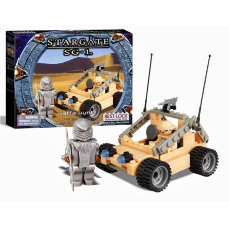 BEST-LOCK 01107S non  SĂN BẮN JAFFA bộ đồ chơi xếp lắp ráp ghép mô hình Star Wars STARGATE SG-1 JAFFA HUNT Chiến Tranh Giữa Các Vì Sao 130 khối