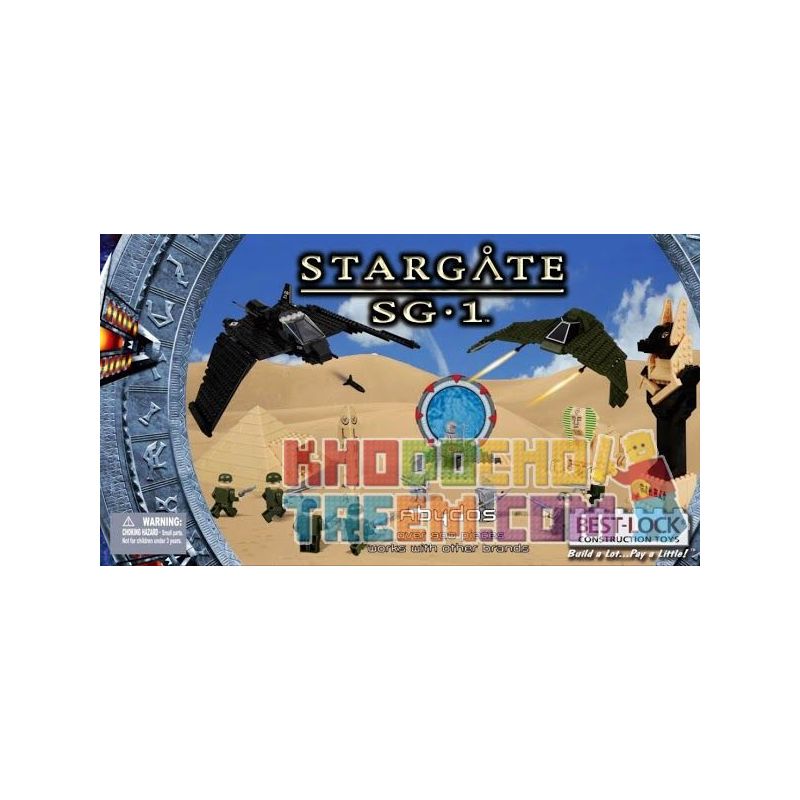 BEST-LOCK 01120S Xếp hình kiểu Lego STAR WARS Stargate SG-1 Abydos Stargate SG-1 900 khối BEST-LOCK 01120S Xếp hình kiểu Lego STAR WARS Stargate SG-1 Abydos Stargate SG-1 900 khối
