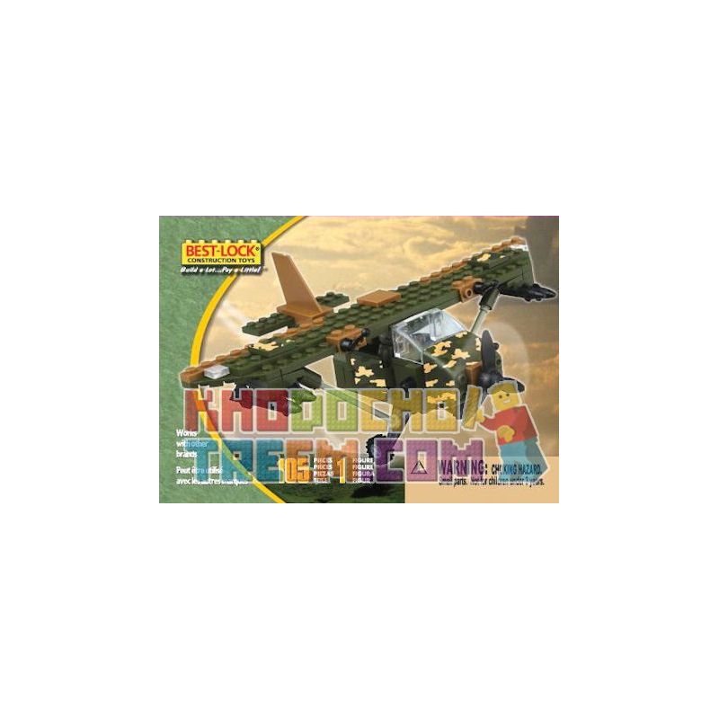 BEST-LOCK 23241 Xếp hình kiểu Lego MILITARY ARMY Plane Aircraft Phi Cơ 105 khối BEST-LOCK 23241 Xếp hình kiểu Lego MILITARY ARMY Plane Aircraft Phi Cơ 105 khối