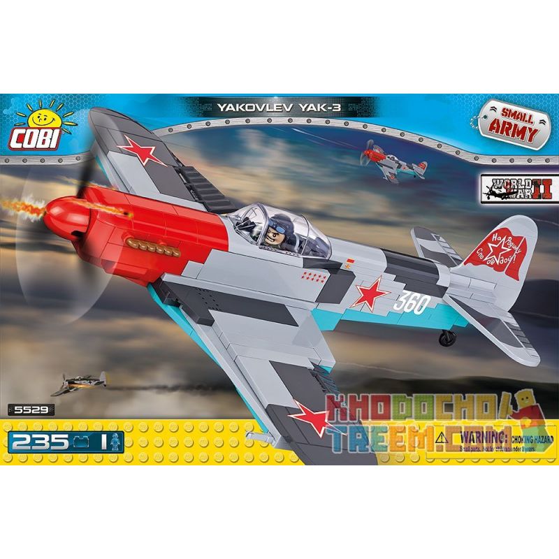COBI 5529 Xếp hình kiểu Lego MILITARY ARMY Yakovlev Yak-3 Yak-3 Fighter Máy Bay Chiến đấu Yak-3 235 khối COBI 5529 Xếp hình kiểu Lego MILITARY ARMY Yakovlev Yak-3 Yak-3 Fighter Máy Bay Chiến đấu Yak-3 235 khối