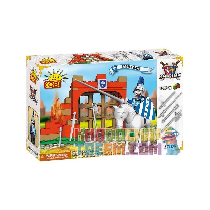 COBI 27105 Xếp hình kiểu Lego CASTLE Castle Gate Cổng Lâu đài 100 khối COBI 27105 Xếp hình kiểu Lego CASTLE Castle Gate Cổng Lâu đài 100 khối