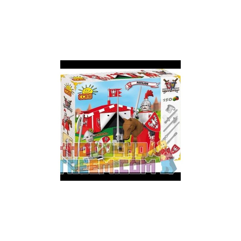 COBI 27150 27152 Xếp hình kiểu Lego Pavilion Tent Cái Lều gồm 2 hộp nhỏ 150 khối COBI 27150 27152 Xếp hình kiểu Lego Pavilion Tent Cái Lều gồm 2 hộp nhỏ 150 khối