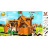 COBI 27451 27450 non  PHÁO ĐÀI bộ đồ chơi xếp lắp ráp ghép mô hình Medieval Castle STRONGHOLD Chiến Tranh Trung Cổ 450 khối