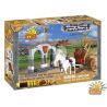 COBI 23112 non  XE bộ đồ chơi xếp lắp ráp ghép mô hình Medieval Castle CHARIOT Chiến Tranh Trung Cổ 115 khối
