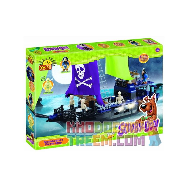 COBI 23320 Xếp hình kiểu Lego Blackbead's Pirate Ship Blackbearded Pirate Ship Tàu Hải Tặc Râu đen 269 khối COBI 23320 Xếp hình kiểu Lego Blackbead's Pirate Ship Blackbearded Pirate Ship Tàu Hải Tặc Râu đen 269 khối