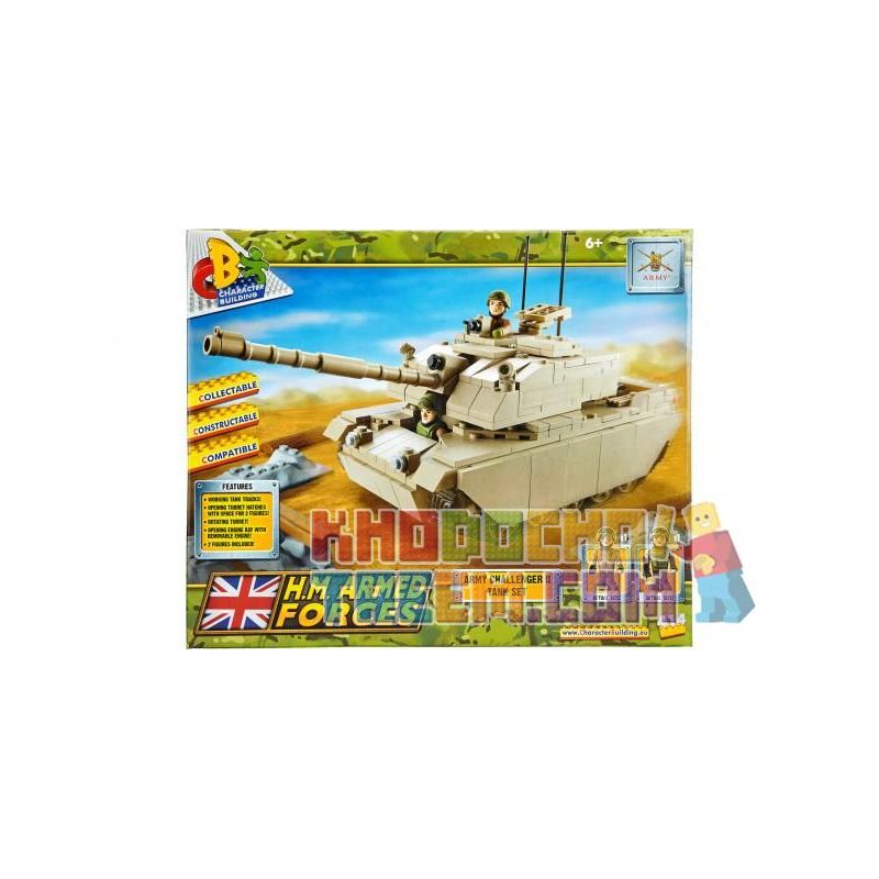 COBI CHARACTER BUILDING 04033 Xếp hình kiểu Lego MILITARY ARMY Challenger 2 Tank Set Bộ Xe Tăng Challenger 2 414 khối COBI CHARACTER BUILDING 04033 Xếp hình kiểu Lego MILITARY ARMY Challenger 2 Tank Set Bộ Xe Tăng Challenger 2 414 khối