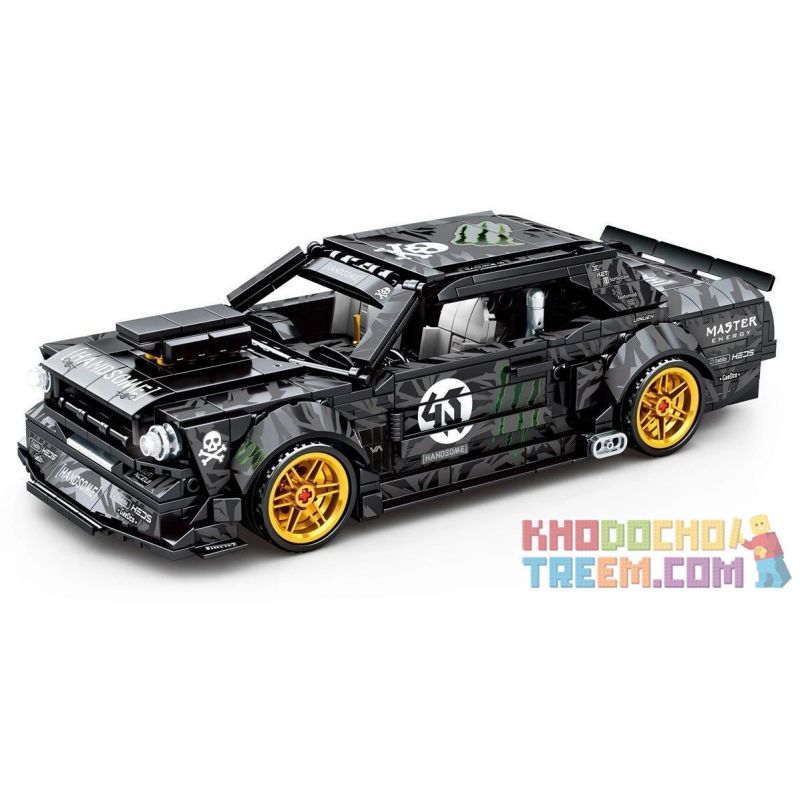 SHENG YUAN SY 8406 Xếp hình kiểu Lego CREATOR Mechanical Freak Ford Mustang Hoonicorn Pull Back Car Xe Ford Mustang Hoonicorn Pull Back 828 khối SHENG YUAN SY 8406 Xếp hình kiểu Lego CREATOR Mechanical Freak Ford Mustang Hoonicorn Pull Back Car Xe Ford Mustang Hoonicorn Pull Back 828 khối