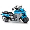 SEMBO 701205 non Lego MÔ TÔ CỠ NHỎ BMW C650 bộ đồ chơi xếp lắp ráp ghép mô hình Motorcycle Motorbike Xe Hai Bánh 318 khối