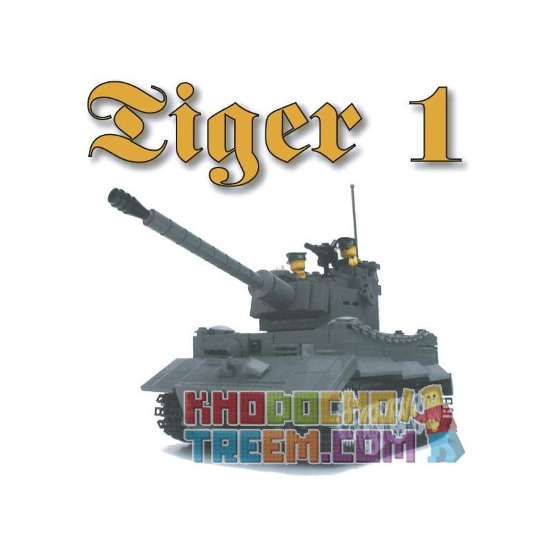 BRICKMANIA 209 Xếp hình kiểu Lego MILITARY ARMY PzKfw VI Ausf E “Tiger I” Tiger I Tank Xe Tăng Tiger I 956 khối BRICKMANIA 209 Xếp hình kiểu Lego MILITARY ARMY PzKfw VI Ausf E “Tiger I” Tiger I Tank Xe Tăng Tiger I 956 khối