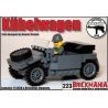 BRICKMANIA 223B non  XE THÙNG LOẠI 82 (XÁM ĐEN) bộ đồ chơi xếp lắp ráp ghép mô hình Military Army KÜBELWAGEN (DARK GRAY) Quân Sự Bộ Đội 111 khối