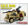 BRICKMANIA 219 non  XE JEEP CỦA S.A.S. bộ đồ chơi xếp lắp ráp ghép mô hình Military Army S.A.S. JEEP Quân Sự Bộ Đội 178 khối