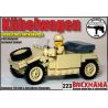 BRICKMANIA 223T non  XE THÙNG LOẠI 82 (VÀNG NÂU) bộ đồ chơi xếp lắp ráp ghép mô hình Military Army KÜBELWAGEN (TAN) Quân Sự Bộ Đội 114 khối