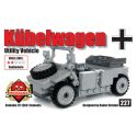 BRICKMANIA 227 non Lego XE THÙNG KIỂU 82 (V2) bộ đồ chơi xếp lắp ráp ghép mô hình Military Army KÜBELWAGEN (V2) Quân Sự Bộ Đội 117 khối
