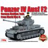 BRICKMANIA 216G non  XE TĂNG BỐN bộ đồ chơi xếp lắp ráp ghép mô hình Military Army PANZER IV AUSF F2 Quân Sự Bộ Đội 720 khối