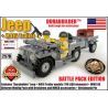 BRICKMANIA 257B non  XE JEEP + M416 bộ đồ chơi xếp lắp ráp ghép mô hình Military Army JEEP + M416 TRAILER – LTD. BATTLE PACK EDITION Quân Sự Bộ Đội 2 khối