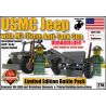 BRICKMANIA 274 non  USMC JEEP VÀ SÚNG CHỐNG TĂNG 37MM bộ đồ chơi xếp lắp ráp ghép mô hình Military Army USMC JEEP WITH 37MM ANTI-TANK GUN Quân Sự Bộ Đội 164 khối