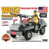 BRICKMANIA 253C non  XE CHỈ HUY WC57 (PHIÊN BẢN ĐẶC BIỆT) bộ đồ chơi xếp lắp ráp ghép mô hình Military Army WC57 COMMAND CAR (SPECIAL EDITION) Quân Sự Bộ Đội 196 khối