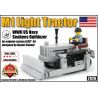 BRICKMANIA 2026 non  MÁY KÉO HẠNG NHẸ M1 bộ đồ chơi xếp lắp ráp ghép mô hình Military Army M1 LIGHT TRACTOR US NAVY SEABEES BULLDOZER Quân Sự Bộ Đội 155 khối