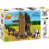 COBI 27101 non  THÁP BAO VÂY TEUTONIC bộ đồ chơi xếp lắp ráp ghép mô hình Medieval Castle TEUTONIC SIEGE TOWER Chiến Tranh Trung Cổ 100 khối