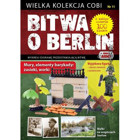 COBI WD-5560 5560 WD5560 non  TƯỜNG RÀO CHẮN BAO CÁT-TRẬN CHIẾN SỐ 11 Ở BERLIN bộ đồ chơi xếp lắp ráp ghép mô hình Military Army THE WALLS ENTANGLEMENTS SACKS - BATTLE OF BERLIN NO. 11 Quân Sự Bộ Đội 100 khối