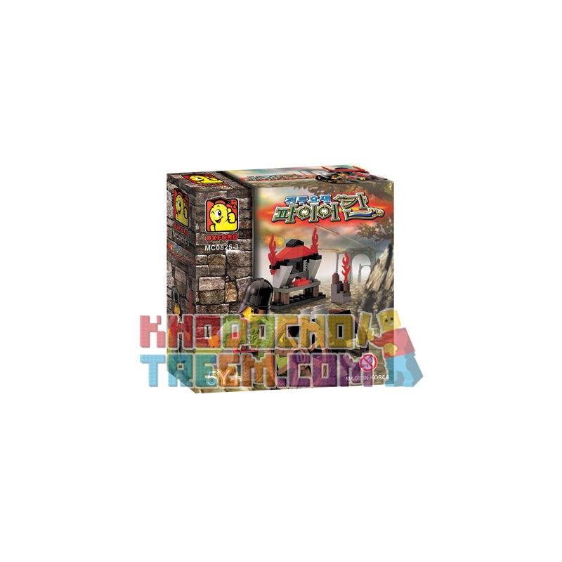 OXFORD MC0825-3 0825-3 Xếp hình kiểu Lego Fire Khan Soldier Fire Sweat Soldier Chiến Binh Lửa Khan OXFORD MC0825-3 0825-3 Xếp hình kiểu Lego Fire Khan Soldier Fire Sweat Soldier Chiến Binh Lửa Khan