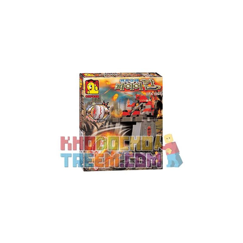 OXFORD OFK0825 0825 Xếp hình kiểu Lego Fire Khan Siege Tower Tháp Vây Hãm Lửa Khan OXFORD OFK0825 0825 Xếp hình kiểu Lego Fire Khan Siege Tower Tháp Vây Hãm Lửa Khan
