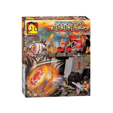 OXFORD OFK0825 0825 non  THÁP VÂY HÃM LỬA KHAN bộ đồ chơi xếp lắp ráp ghép mô hình Medieval Castle 전투요새 파이어칸 Chiến Tranh Trung Cổ