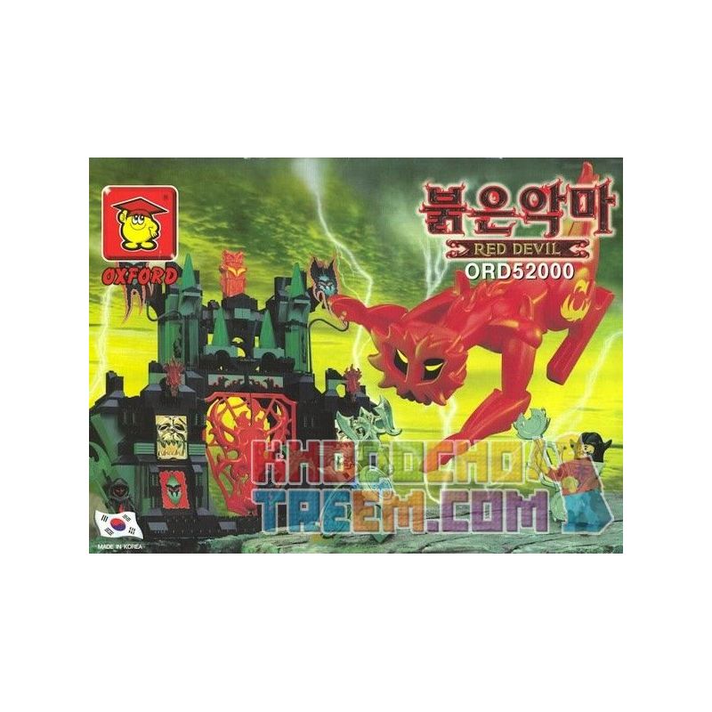 OXFORD ORD52000 52000 Xếp hình kiểu Lego CASTLE Red Devil Medium Castle Red Ghost Medium Castle OXFORD ORD52000 52000 Xếp hình kiểu Lego CASTLE Red Devil Medium Castle Red Ghost Medium Castle