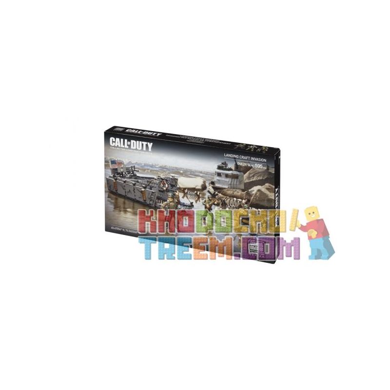 MEGA BLOKS 6829 Xếp hình kiểu Lego CALL OF DUTY Landing Craft Invasion Call-of-duty Landing Ship Attack Tàu đổ Bộ Tấn Công 595 khối MEGA BLOKS 6829 Xếp hình kiểu Lego CALL OF DUTY Landing Craft Invasion Call-of-duty Landing Ship Attack Tàu đổ Bộ Tấn Công 595 khối