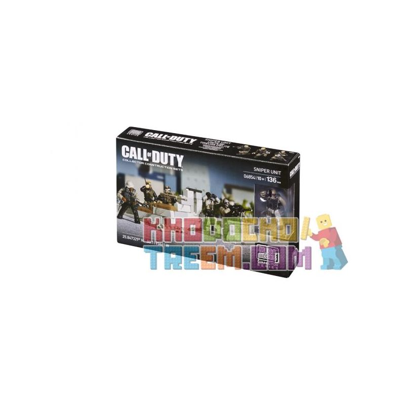 MEGA BLOKS 6854 Xếp hình kiểu Lego CALL OF DUTY Sniper Unit Call-of-duty Kẻ Bắn Tỉa 136 khối MEGA BLOKS 6854 Xếp hình kiểu Lego CALL OF DUTY Sniper Unit Call-of-duty Kẻ Bắn Tỉa 136 khối