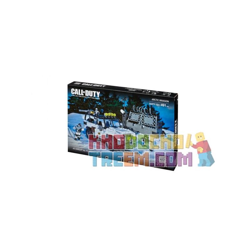 MEGA BLOKS 6879 non Lego ĐỘT KÍCH BẮC CỰC bộ đồ chơi xếp lắp ráp ghép mô hình Call Of Duty ARCTIC INVASION 491 khối