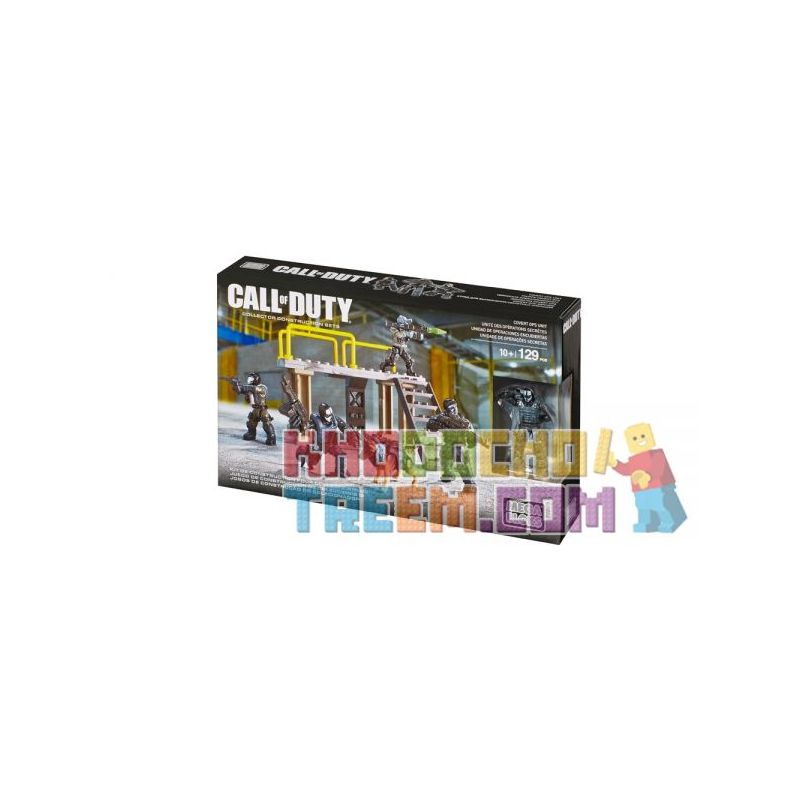 MEGA BLOKS CNF14 non Lego ĐƠN VỊ CHUYỂN ĐỔI bộ đồ chơi xếp lắp ráp ghép mô hình Call Of Duty COVERT OPS UNIT 129 khối