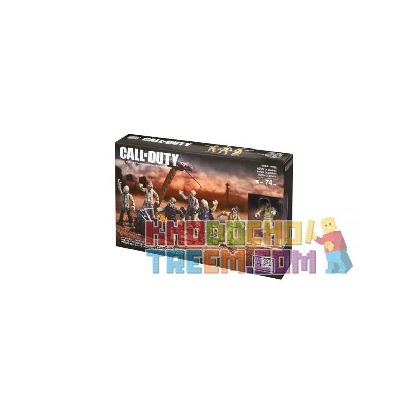 MEGA BLOKS CNF16 non Lego BẦY THÂY MA bộ đồ chơi xếp lắp ráp ghép mô hình Call Of Duty ZOMBIE HORDE 74 khối