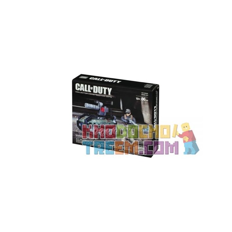 MEGA BLOKS CNG75 non Lego MÁY BAY KHÔNG NGƯỜI LÁI UGV bộ đồ chơi xếp lắp ráp ghép mô hình Call Of Duty UGV DRONE 86 khối
