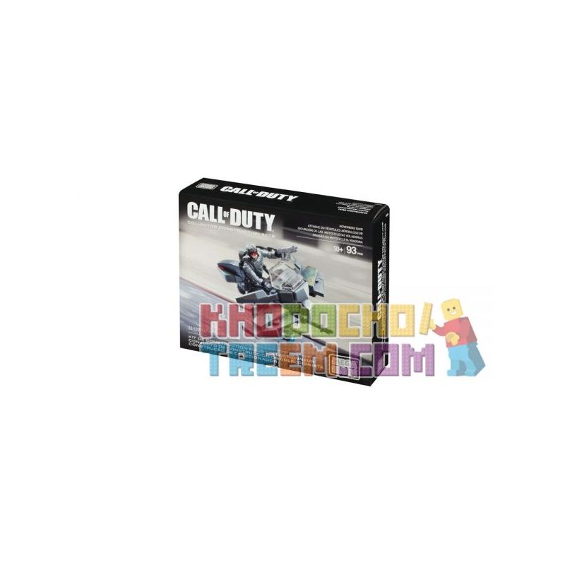 MEGA BLOKS CNG76 non Lego CUỘC ĐỘT KÍCH BẰNG MÔ TÔ BAY bộ đồ chơi xếp lắp ráp ghép mô hình Call Of Duty HOVERBIKE RAID 93 khối