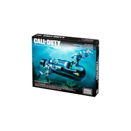 MEGA BLOKS CNG80 non  TRINH SÁT TÀU NGẦM SEAL bộ đồ chơi xếp lắp ráp ghép mô hình Call Of Duty SEAL SUB RECON 171 khối